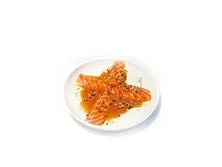 Carpaccio Sake con Salsa dello Chef